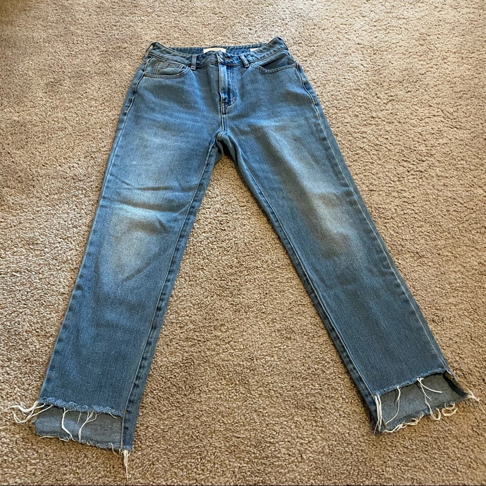 SOLD Pacsun mom jean raw asymmetrical hem - Picture 7 of 11